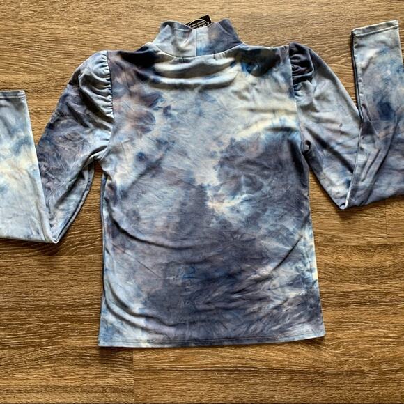 Derek Heart Blue TieDye Top Size Small - Picture 11 of 11